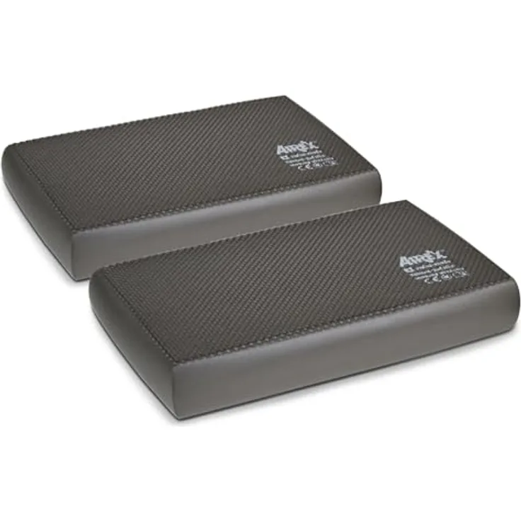 Airex Balance-pad Mini Duo Lava, Balance Trainer für funktionelles Training, transportable, rutschfest, 2er Pack