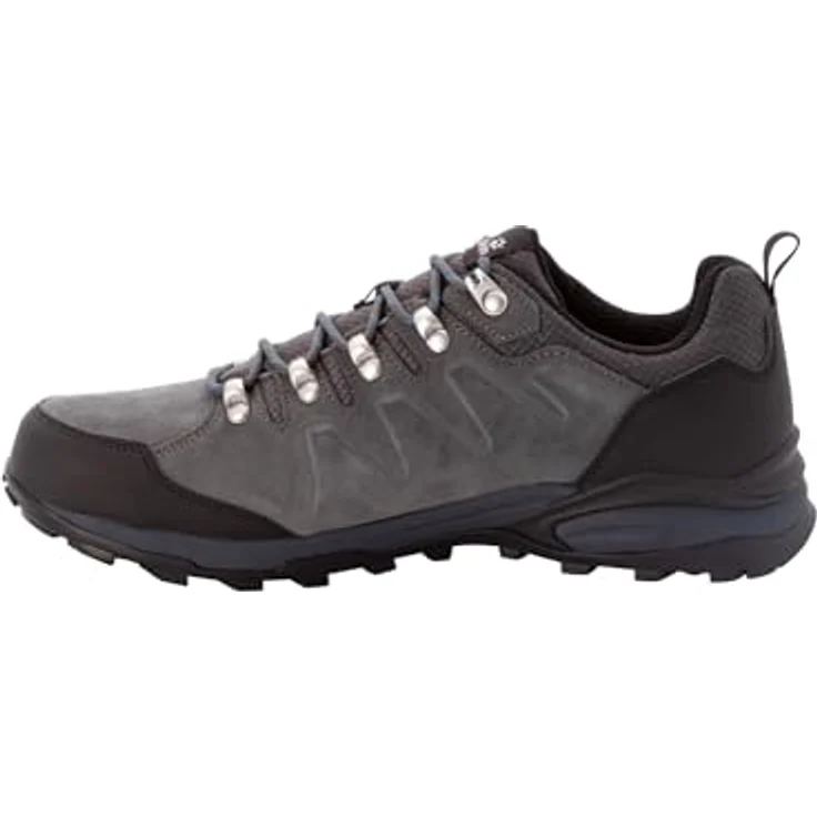 Jack Wolfskin Refugio Texapore Low M, Herren Wanderschuhe, wasserdicht, grau, Größe 47.5 – Bild 4