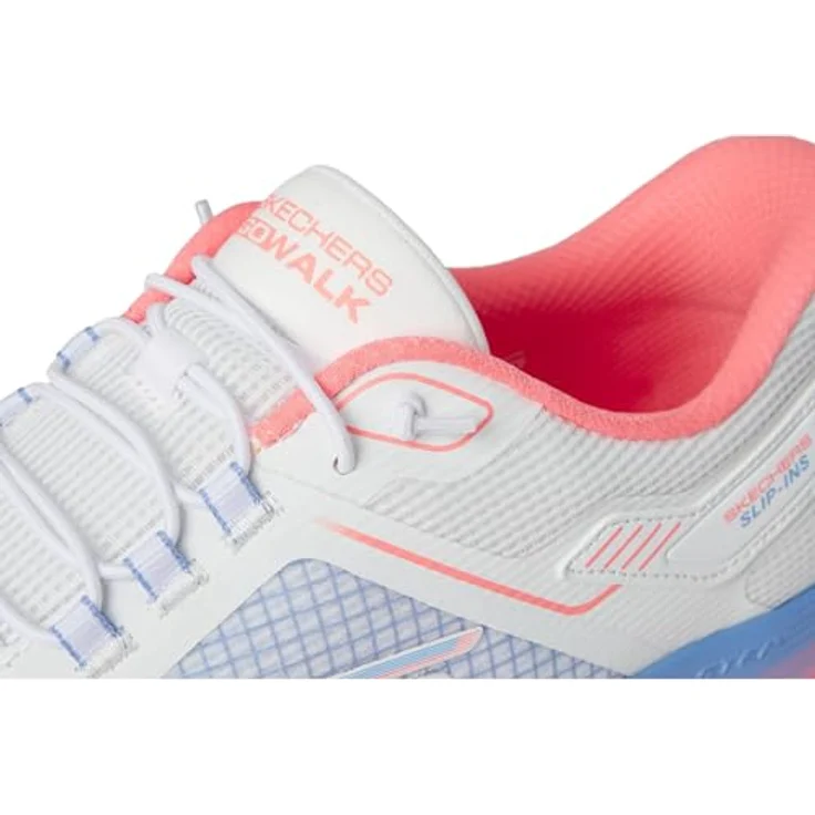 Skechers Go Walk Glide Step 2.0, Damenschuhe mit Gummizug Schnellverschluss und Air Cooled Memory Foam, Weiß EU 41 – Bild 2