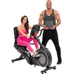 Miweba Sports Liegeergometer ME700 - App Steuerung - 16 kg Schwungmasse - Traglast 150.0 Kg - Fitness Heimtrainer Fahrrad - Pulsmesser - Magnetbremse - USB- & AUX-Anschluss - Speedbike - Ergometer