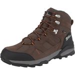 Jack Wolfskin TRAIL HIKER TEXAPORE MID M, Wasserdichter Wanderschuh mit knöchelhohem Schaft und profiliertem Grip