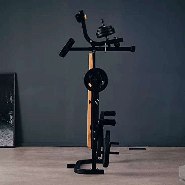 SportPlus I multifunktionale Hantelbank I Langhantel Hantelbank, verstellbar und klappbar, max 100 kg, blau SP-WB-003-B – Bild 7