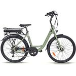 VILLETTE E-Bike Le Debutant Plus - 26 Zoll Elektrofahrrad - 7 Gänge e Bike - 7,8 Ah - Grün