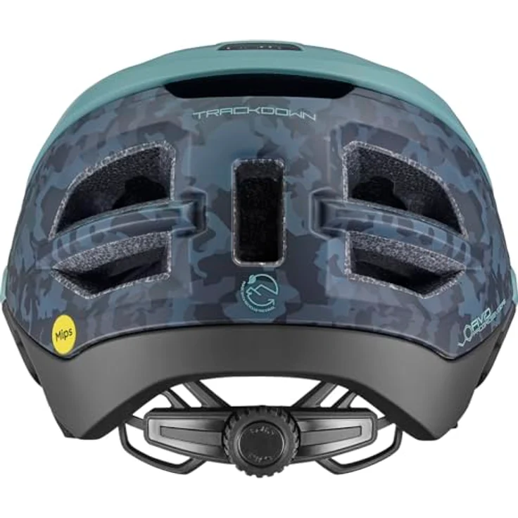 Bollé Eco Trackdown MIPS, Velohelm für Erwachsene, 55-59 cm, Sage Matte-Finish, leicht und sicher – Bild 3