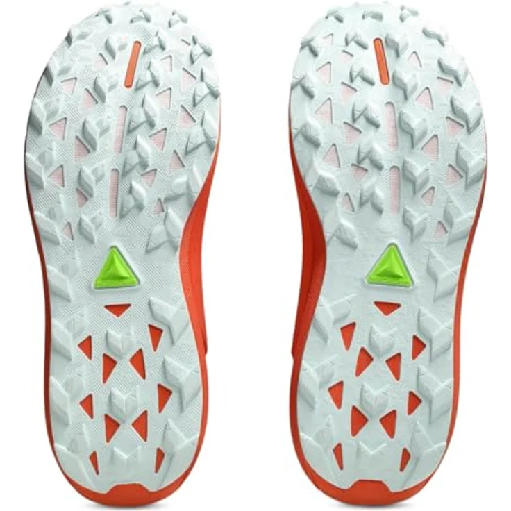 ASICS GEL-Trabuco 13, Trailrunningschuhe mit optimaler Atmungsaktivität, Nova Orange/Pure Aqua, Größe 43.5 – Bild 8