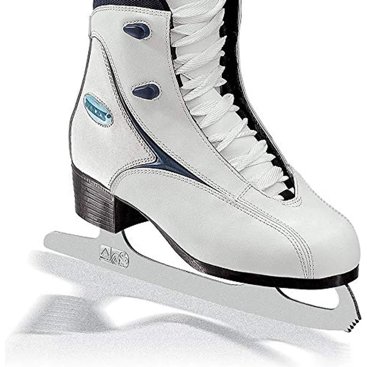 Roces Rfg 1 Damen Schlittschuhe, anatomische Polsterung, Karbonstahl-Schiene, Weiß, 38 EU – Bild 2