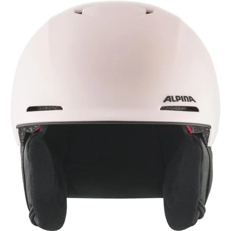 Alpina BRIX JR Unisex Skihelm, Light-Rose matt, 48-52, mit herausnehmbarem Innenfutter und integriertem Nackenwärmer – Bild 2