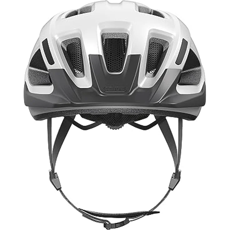 ABUS Fahrradhelm Aduro 3.0 - Stilvolles Design für sportliche Touren - Weiß, Größe L – Bild 2