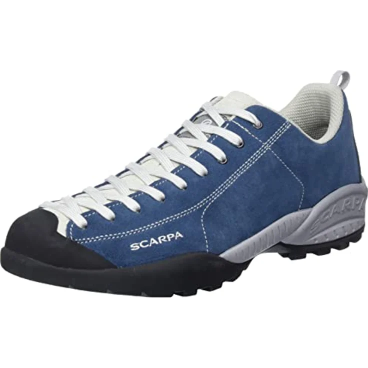 Scarpa Mojito, Wanderschuh aus Velourleder mit Vibram® Spyder Sohle, grau – Bild 1