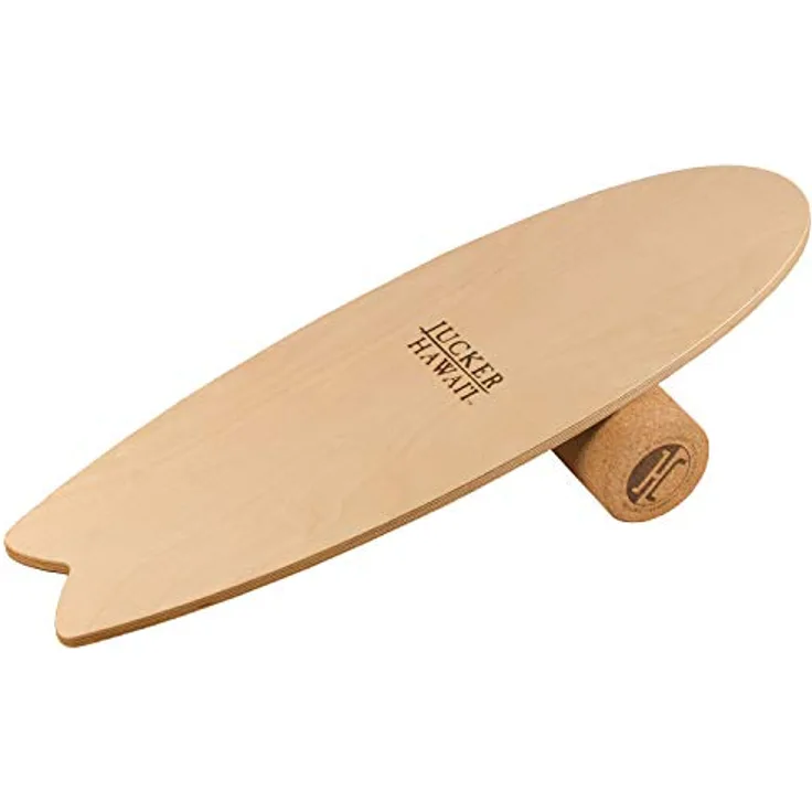 JUCKER HAWAII Balance Board Homerider Local Wave - Indoor Surf und Trick Balanceboard für Kinder Erwachsene & Profis - Balanceboard Set mit Korkrolle