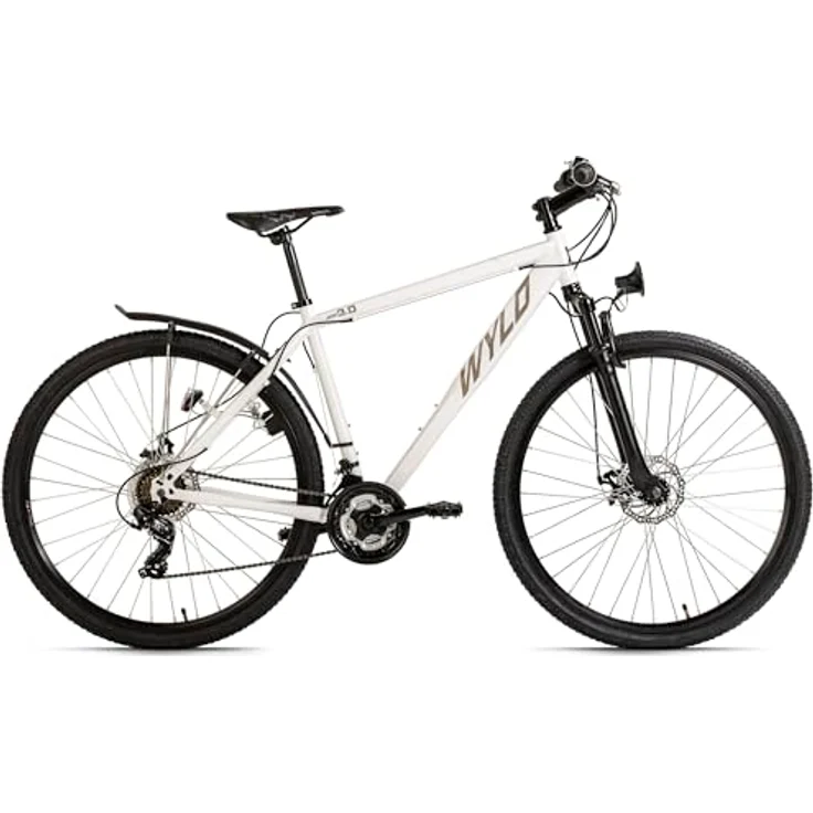 WYLD Mountainbike Hardtail ATB Heist 29“, 21 Gänge, RH 51 cm, Tiefweiß, mit Federgabel und mechanischen Scheibenbremsen – Bild 2