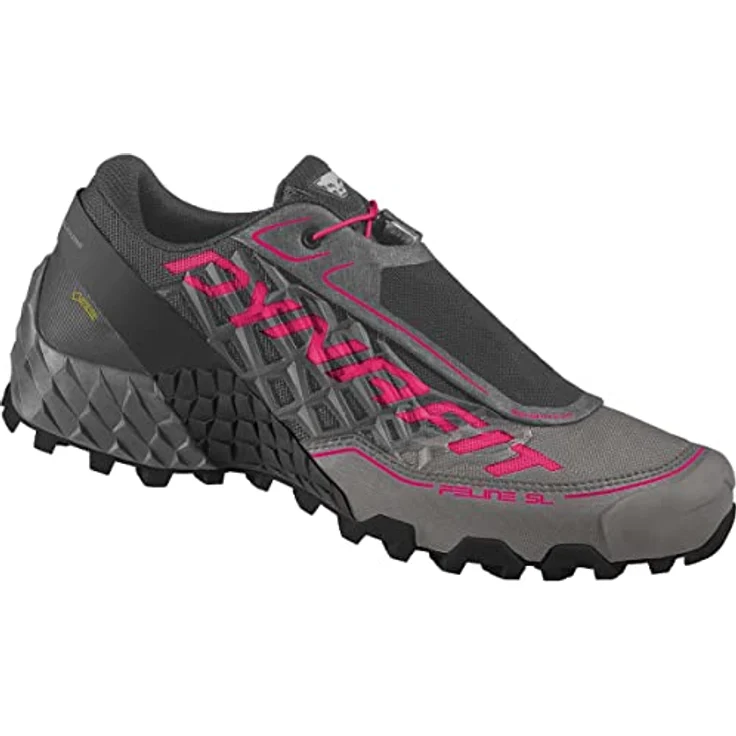 DYNAFIT Feline SL W GTX, wasserdichte Trail Running Schuhe mit POMOCA-Laufsohle, Carbon/Flamingo, Größe 37 – Bild 1