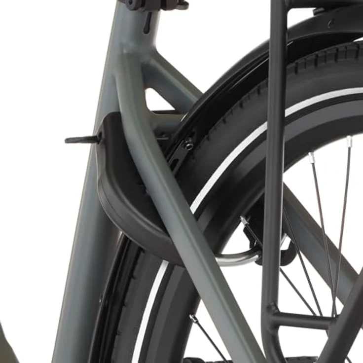 FISCHER E-Bike City CITA MOVE 01 W, 28 Zoll, grau matt, Rahmenhöhe 48 cm, 474 Wh Akku, Heckmotor, 8-Gang Kettenschaltung, hydraulische Scheibenbremsen – Bild 5