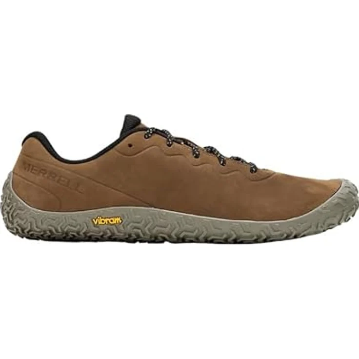 Merrell Vapor Glove 6, Herren Wanderschuhe mit Vibram EcoStep-Sohle, 100% Leder, braun, Größe 46 – Bild 2
