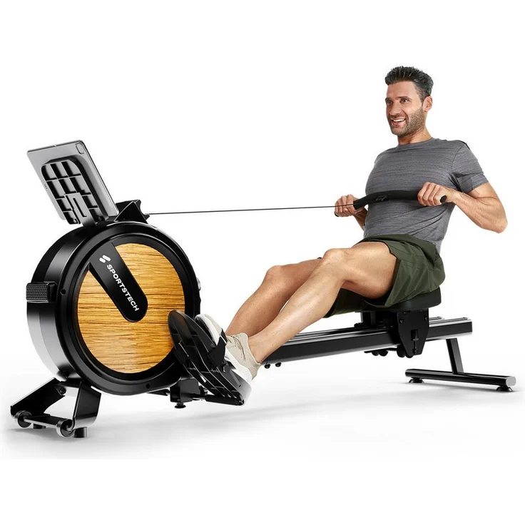 Sportstech Rudergerät SP_PROwer, Tablethalterung, vertikale verstaubar