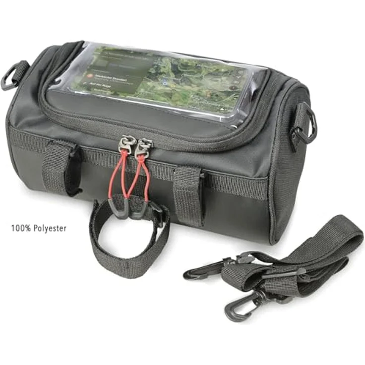 Troika Velotasche, Lenkertasche mit 4 l Volumen, IPX4 Spritzwasserschutz, Touchscreen-Sichtfenster, Schwarz – Bild 4