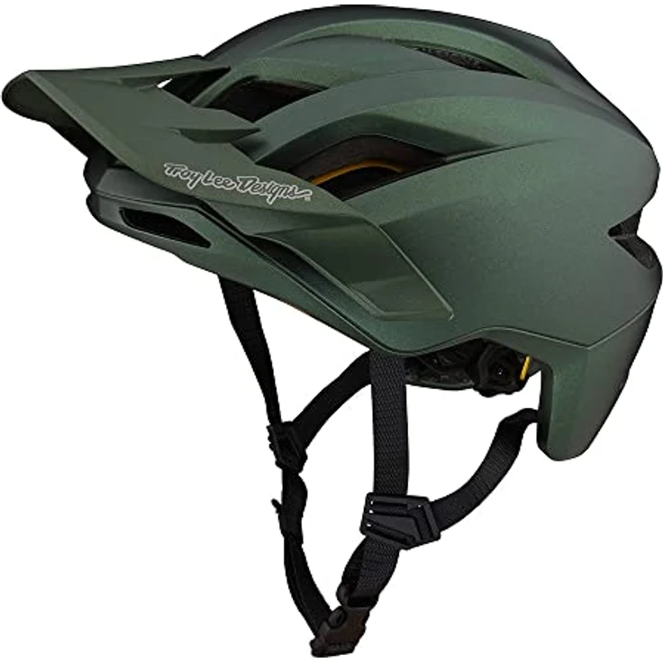 Troy Lee Designs Flowline Mips Downhillhelm, Halbschalen-MTB-Helm in Grün, Größe XS-S – Bild 3