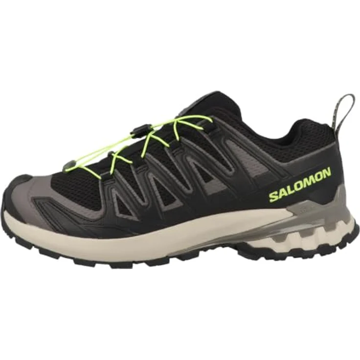 Salomon XA PRO 3D V9, Herren Laufschuhe mit atmungsaktivem Obermaterial und Schnellschnürsystem, schwarz – Bild 1