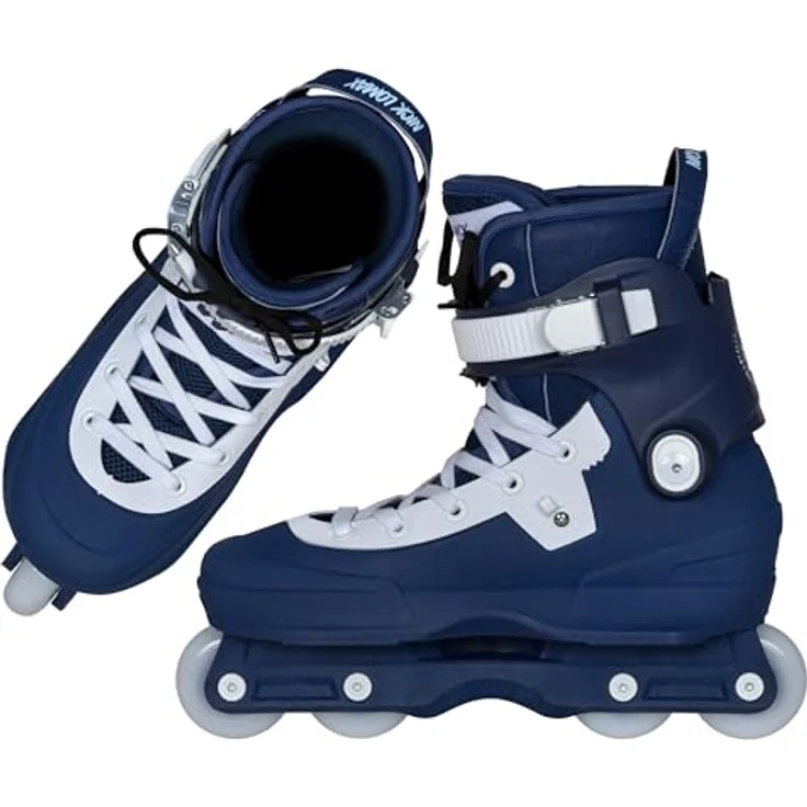 Usd Aeon Nick Lomax Pro II 60, Aggressive Inline Skates in Blau/Weiss, Größe 45 – Bild 4