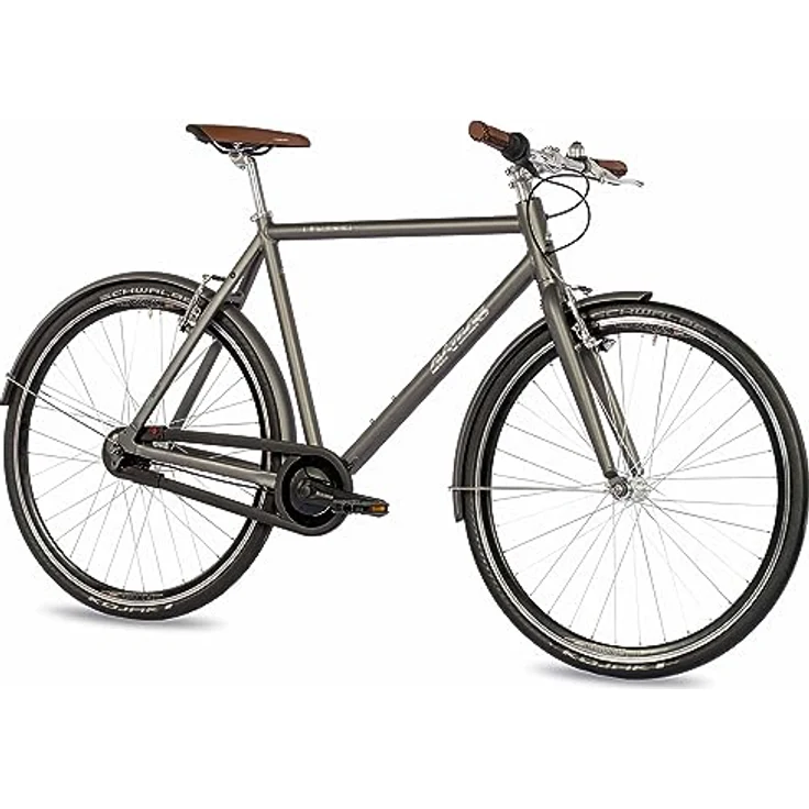 Airtracks Herren Urban Bike 28 Zoll UR.2825 City Fahrrad Shimano Nexus 7 Gang Citybike Grau Matt - 53cm – Bild 1
