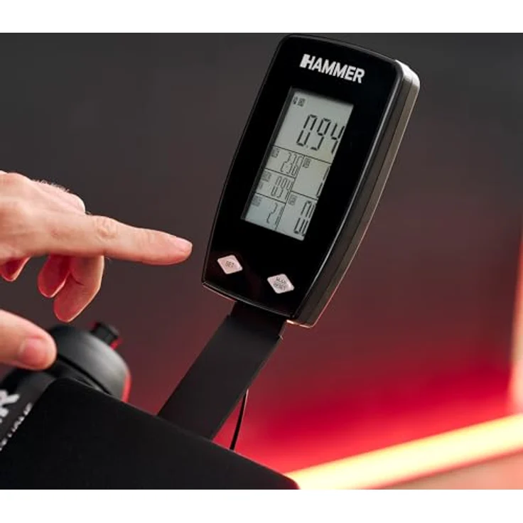 Hammer Speedbike Speed Race, Ergometer mit Multifunktionslenker und Pulssteuerung – Bild 3