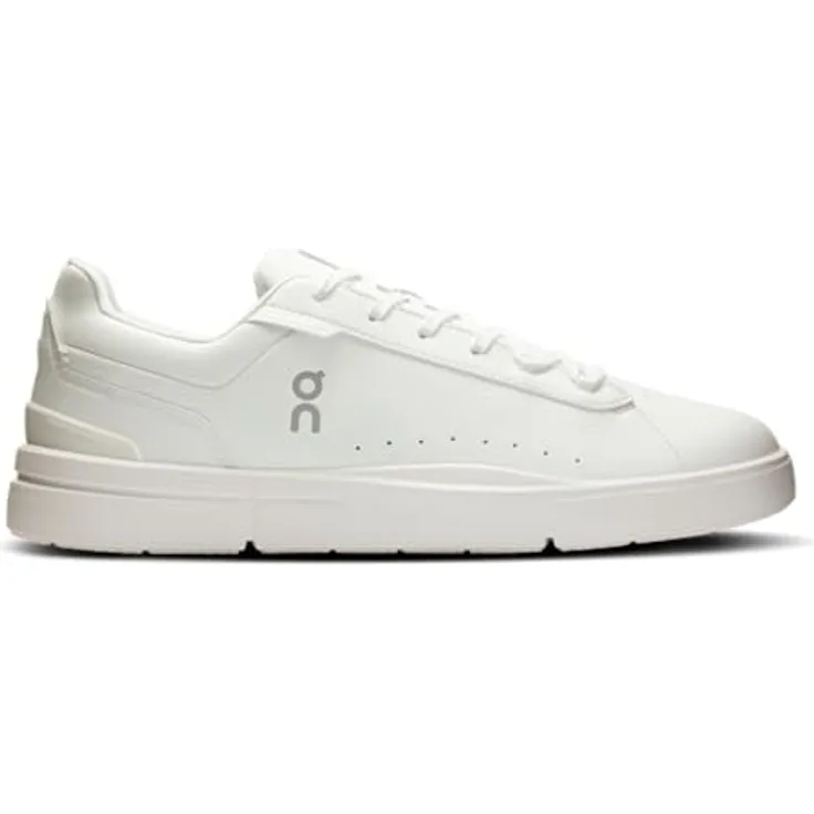 ON The Roger Advantage Sneaker, weiße Laufschuhe mit CloudTec®-Technologie und abriebfester Laufsohle, EU 42,5