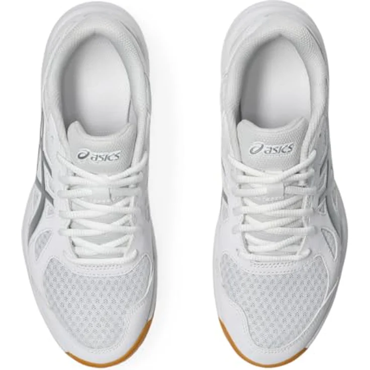 Asics Upcourt 6 Damen Sportschuh, leichtes Design mit Mesh-Einsätzen, weiß, Größe 8 – Bild 9