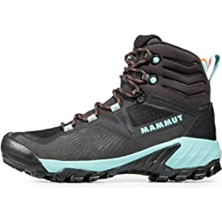 Mammut Sapuen High GTX, Wanderschuhe für Damen mit GORE-TEX, Flextron® Technology, schwarz, Größe 37 1/3 – Bild 1