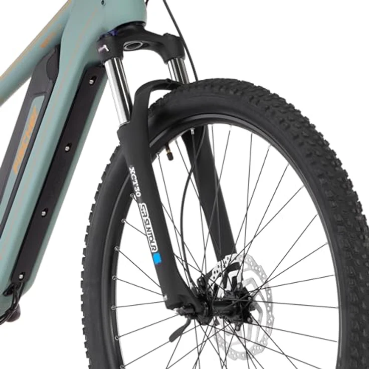 Fischer E-Bike MTB Montis 2.2 Active, Elektrofahrrad für Damen und Herren, RH 49, Heckmotor 50 Nm, 688 Wh Akku, hydraulische Scheibenbremse, 10 Gänge, schwarz – Bild 2