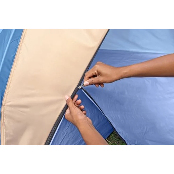 Bestway Strandzelt, wasserabweisend, für 2 Personen, blau, 200 x 100 x 100 cm, inklusive Transporthülle – Bild 9