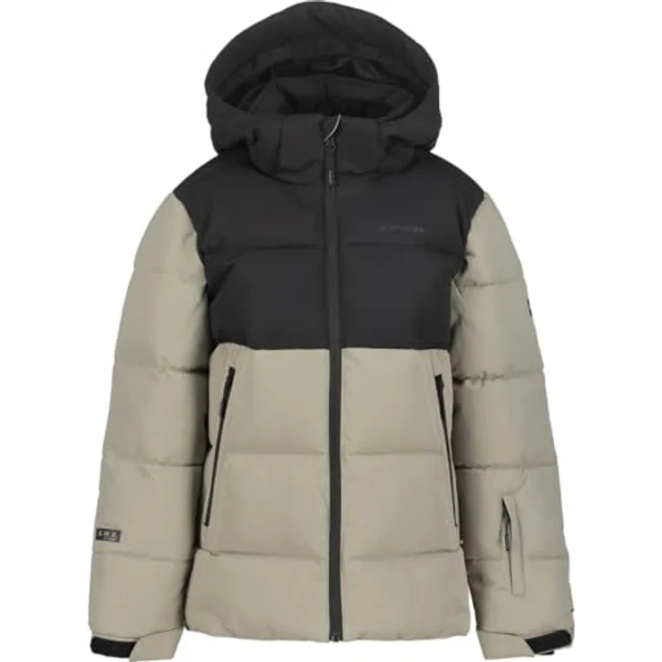 Icepeak Louin Jr, Skijacke für Kinder, atmungsaktiv und wasserdicht, Grau 164 – Bild 1