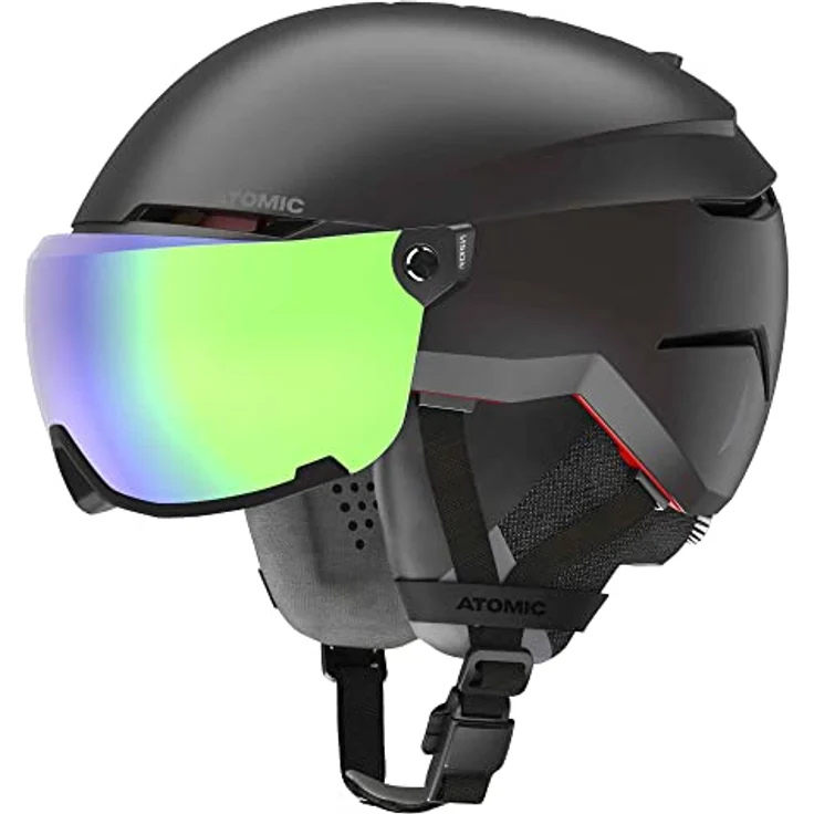 Atomic Savor AMID Visor HD, Skihelm mit 40% höherem Aufprallschutz und HD Visier, Größe L (59 - 63 cm) – Bild 1