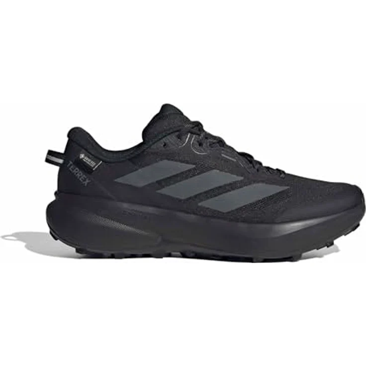 adidas Terrex Tracefinder Plus Gtx, wasserdichte Trailrunning Schuhe mit griffiger Sohle, cblack/grefiv/cblack, Größe: 9 – Bild 2