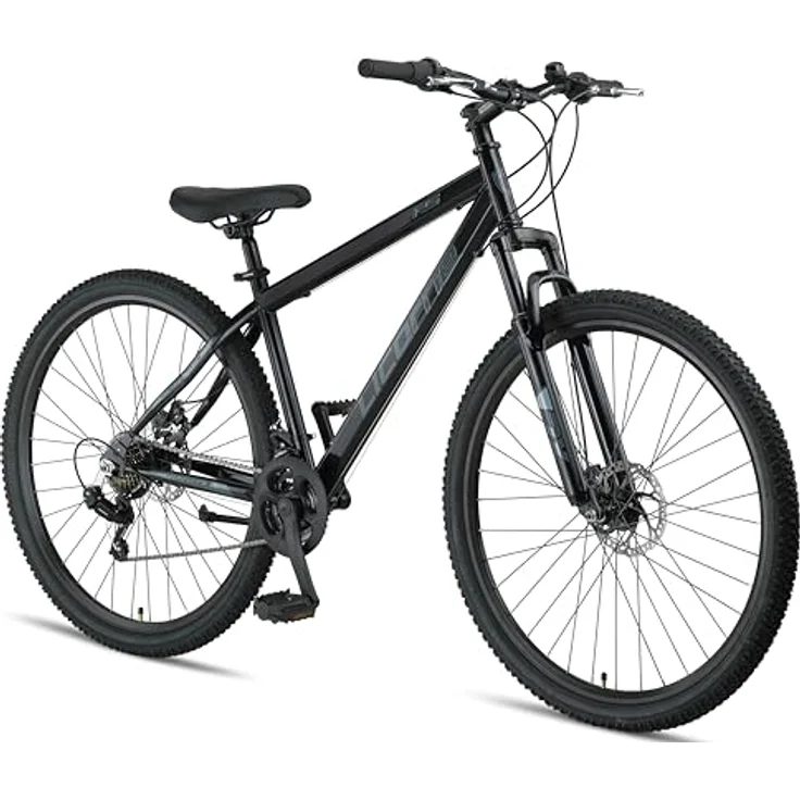 Licorne Bike Thunder Premium Mountainbike, Discbremse, 29 Zoll, Schwarz, für Damen, Herren, Mädchen und Jungen, robuster Stahlrahmen, hochwertige Kettenschaltung – Bild 1
