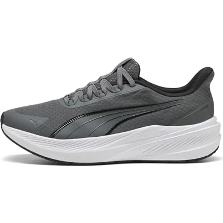 PUMA Dasher Lite Slip Tech Laufschuh, grau, Gr. 44.5 mit praktischer SLIPTECH™ Technologie und gepolsterter Zwischensohle – Bild 3