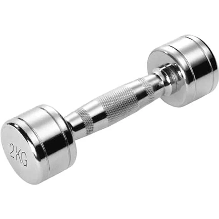 Trendy Sport Chrom Kurzhantel, 4,0 KG mit ergonomischem Griff für intensives Oberkörper- und Armtraining – Bild 4