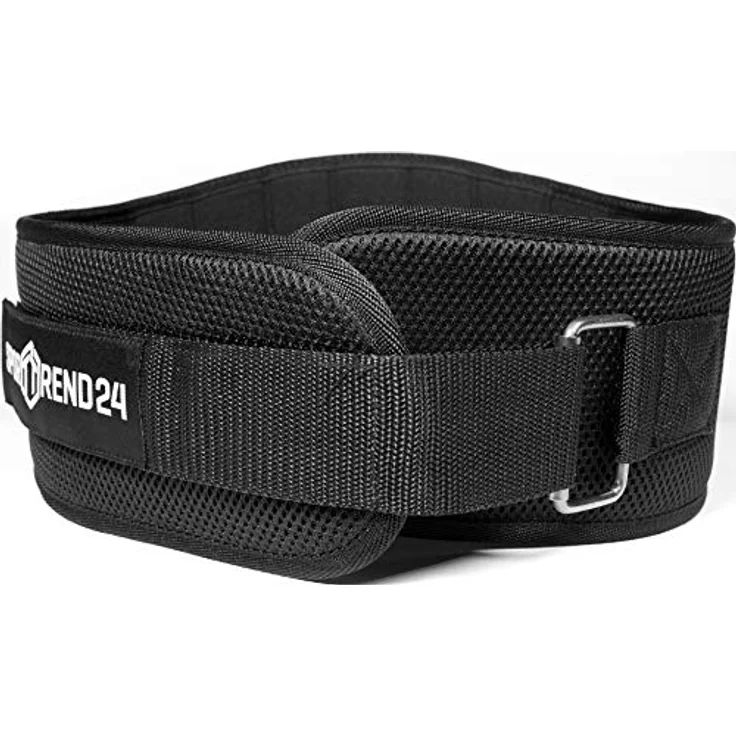 Sporttrend 24® Gewichthebergürtel in schwarz 20 und 25cm Breite | für Krafttraining, Bodybuilding, Gewichtheben (Schwarz, 90cm) – Bild 1