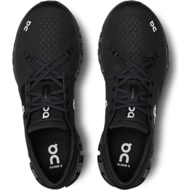 ON Running CLOUD X 4, Herren Laufschuhe in Schwarz, Größe 47 – Bild 3