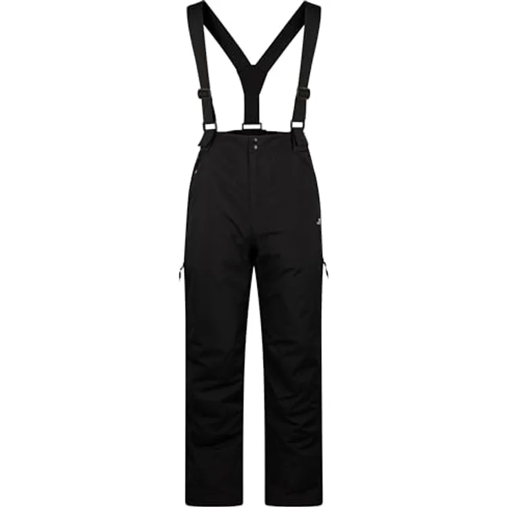 Trespass SHAUN Herren-Skihose, gepolstert, wasserdicht (5000 mm), atmungsaktiv (5000 mvp), schwarz, XXL