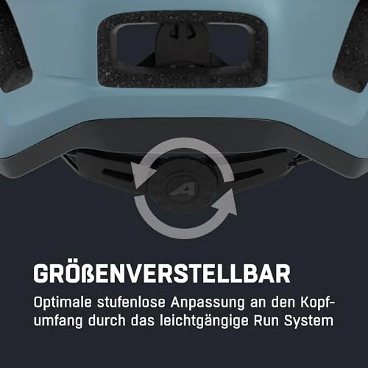 Alpina Paranus, Fahrradhelm rauchblau matt, 55-59 cm, stoßabsorbierend und leicht – Bild 5