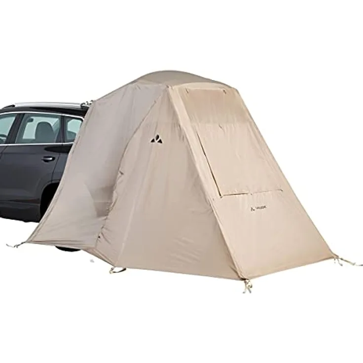 Vaude Drive Vorzelt, einhängbar an Kofferraumklappe, schneller Aufbau, geräumig, Linen, One Size