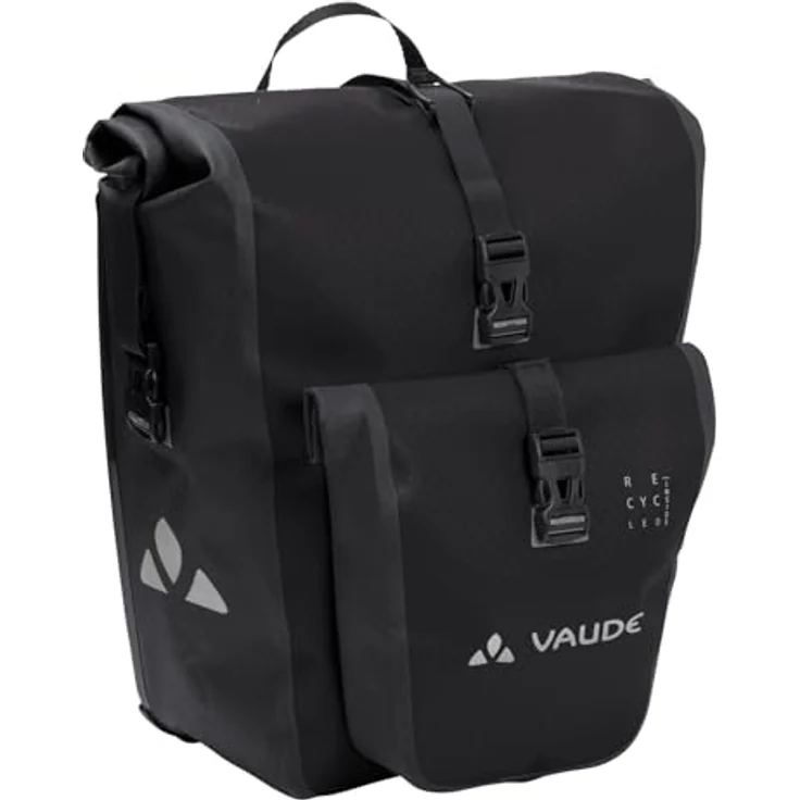 Vaude Velotasche, Gepäckträgertasche mit wasserdichtem Wickelverschluss, 25.50 l, QMR 2.0 Befestigungssystem, abnehmbarer Schultergurt – Bild 1