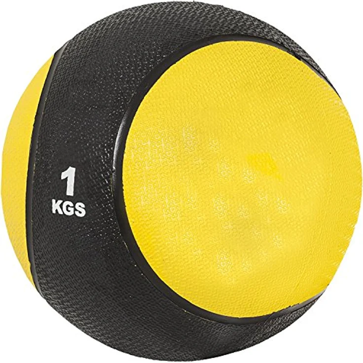 GORILLA SPORTS® Medizinball - Einzeln/Set, 1kg, 2kg, 3kg, 4kg, 5kg, 6kg, 7kg, 8kg, 9kg, 10kg Gewichte, mit griffiger Oberfläche, aus Gummi, Farbwahl - Slam Ball, Gewichtsball, Trainingsball, Slamball – Bild 2