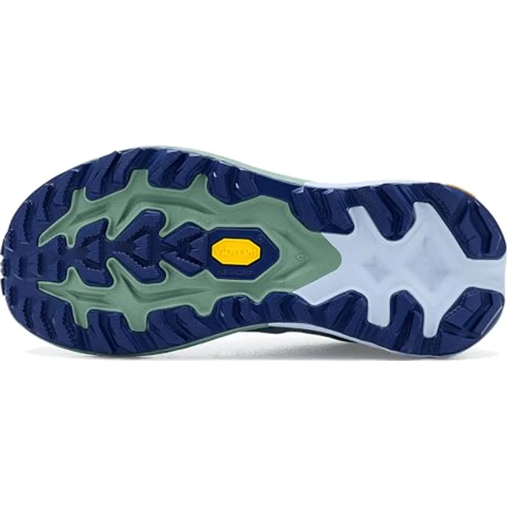 JB8 Mafate 5 Damen Laufschuh, technisches Trailrunning-Modell mit Vibram Megagrip-Sohle, Ambient Blue/Rosemary, Größe 39 1/3 – Bild 5