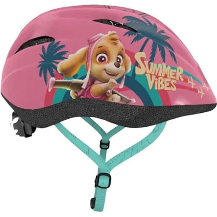 Seven Polska Kinderfahrradhelm "PAW PATROL Girls", altrosa, verstellbar, leicht, Belüftungslöcher – Bild 7