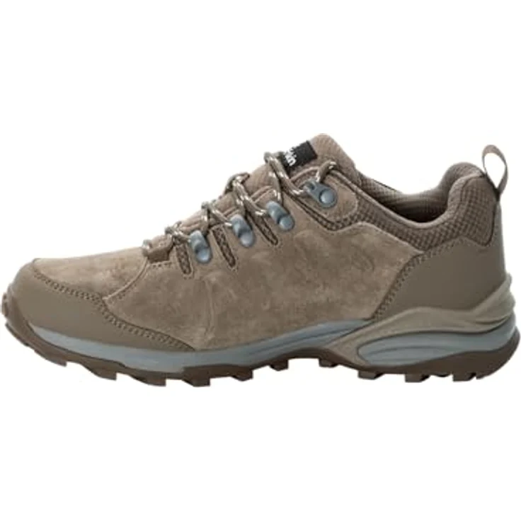 Jack Wolfskin REFUGIO TEXAPORE LOW W, Damen Hikingschuh aus Veloursleder und TEXAPORE CORE, hohe Dämpfung und Komfort – Bild 1