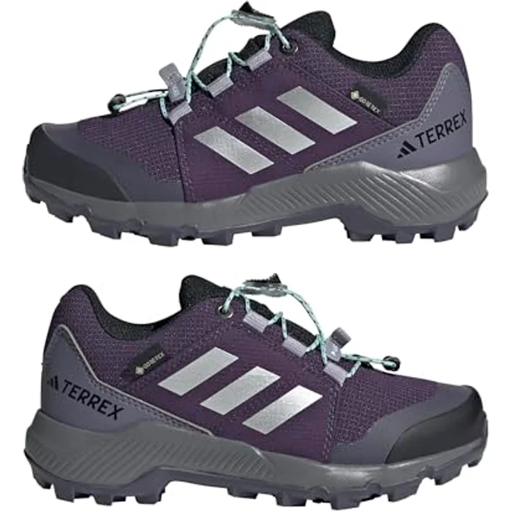 adidas TERREX Wanderschuh wasserdicht, Aurora Plum / Silver Metallic / Semi Flash Aqua, Größe 39 – Bild 6