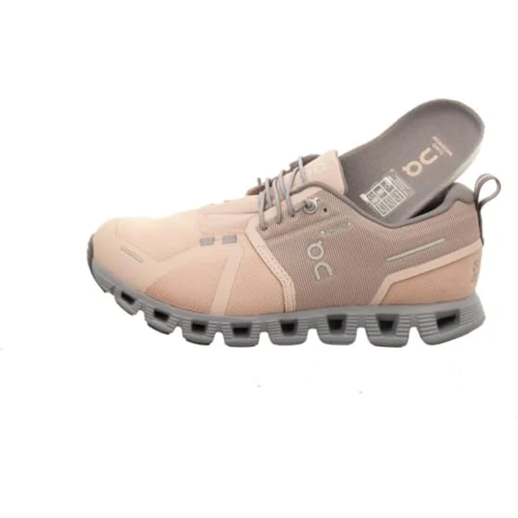 On Running Cloud 5, Damen Laufschuhe mit vergrößerter Zwischensohle und wasserdichter Membran, Pink (37.5) – Bild 7