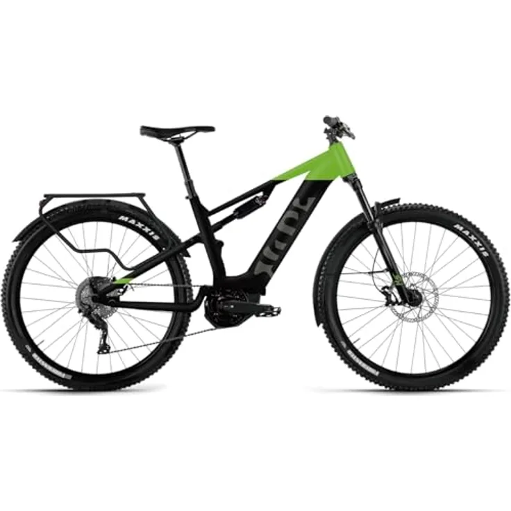 SachsenRAD E-SUV M5T Centro, E-Bike 29 Zoll mit Mittelmotor 110Nm, 12 Gang, bis 180 km Reichweite, Vorder- und Hinterfederung, Find My, Gepäckträger und Schutzblech