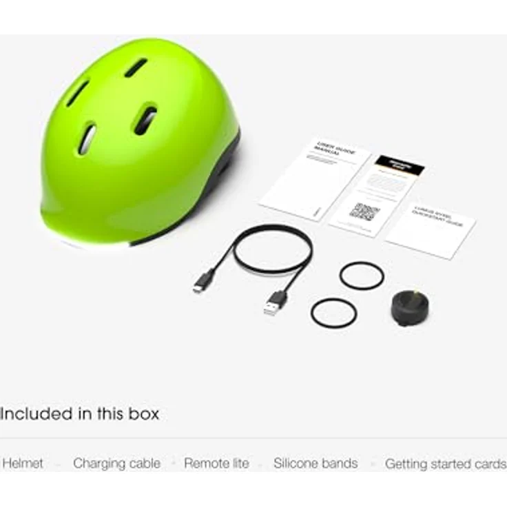 Lumen Labs Nyxel unisex Modell 2026 M Fahrradhelm, 55-59 cm, gelb - Farbe flux, mit integrierten Blinkern und RGB LEDs – Bild 9